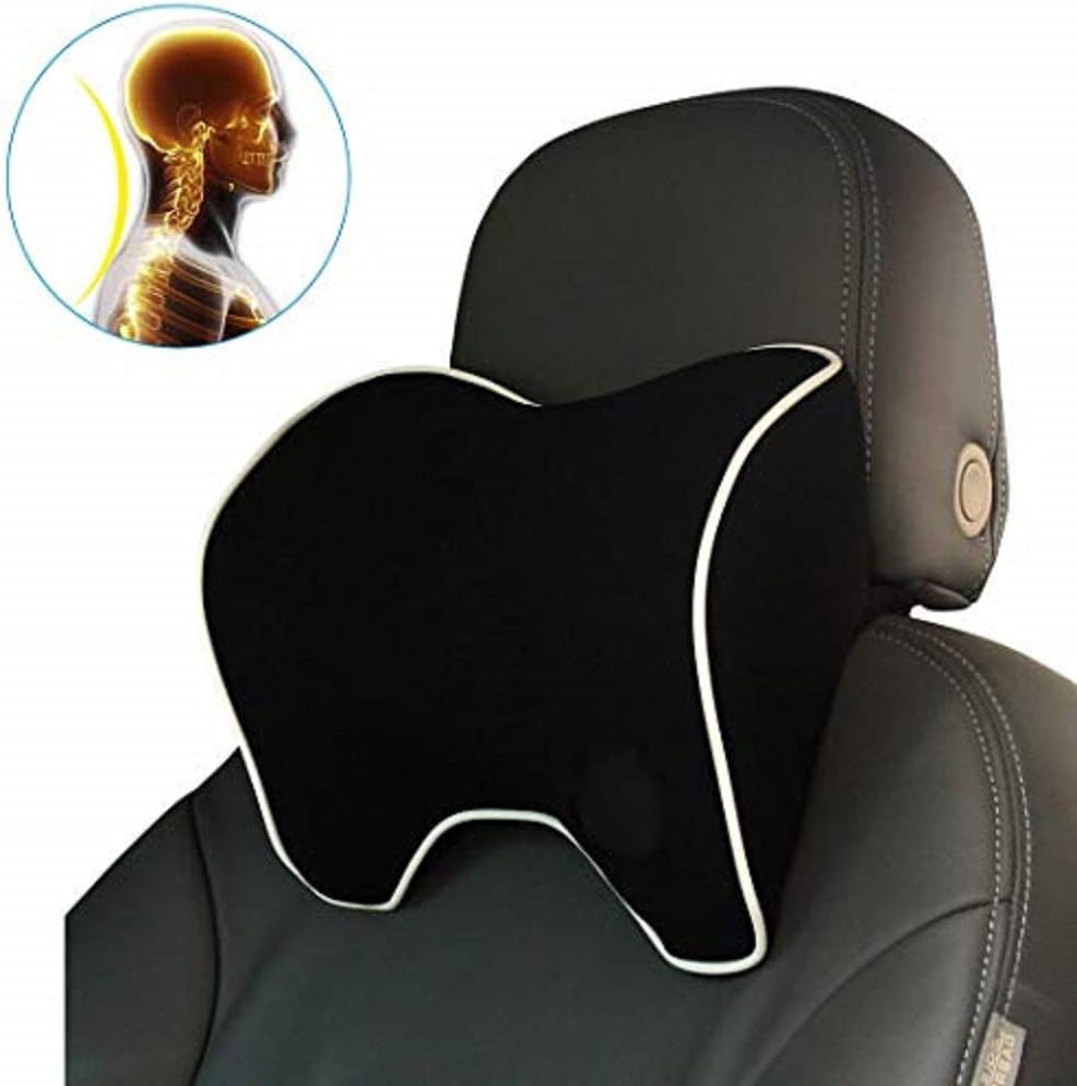 Womdee Car Neck Support Pillow for Neck Pain Relief When Driving,Headrest Pillow for Car Seat with Soft Memory Foam